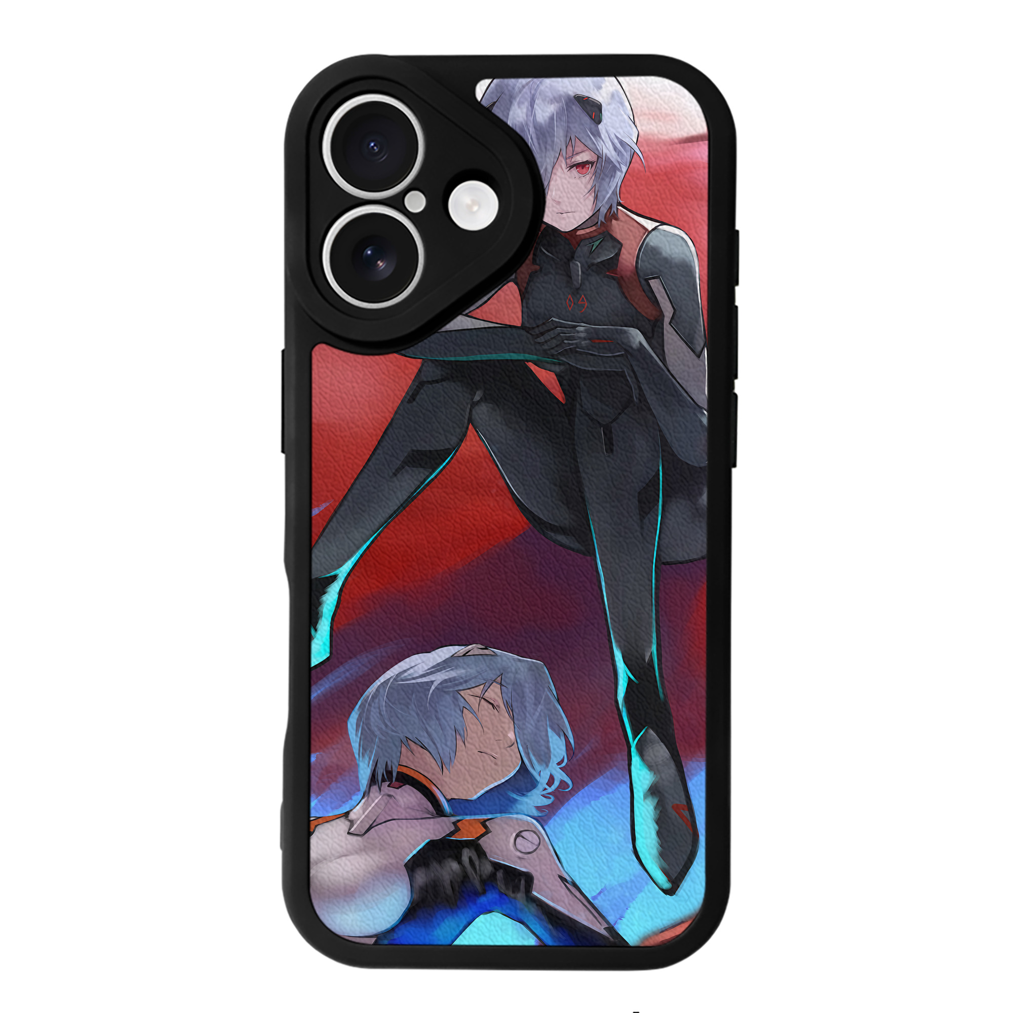 （画像用） EVA 新世紀エヴァンゲリオン 【iPhone 16シリーズ対応】シリコンスマホケース（レザー調） 材質：シリコン